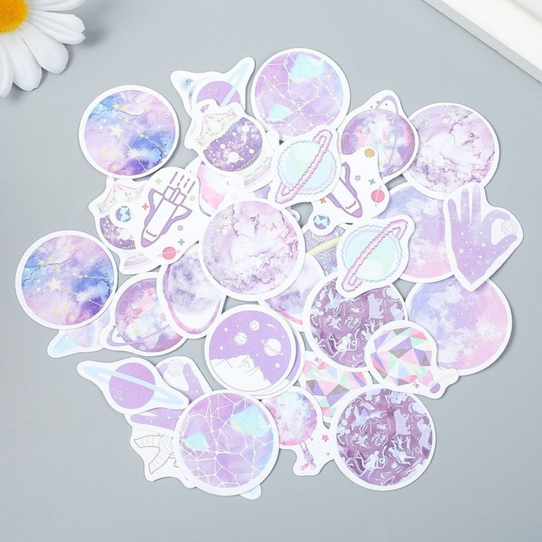 Набор наклеек  "Магический космос" (50 шт)