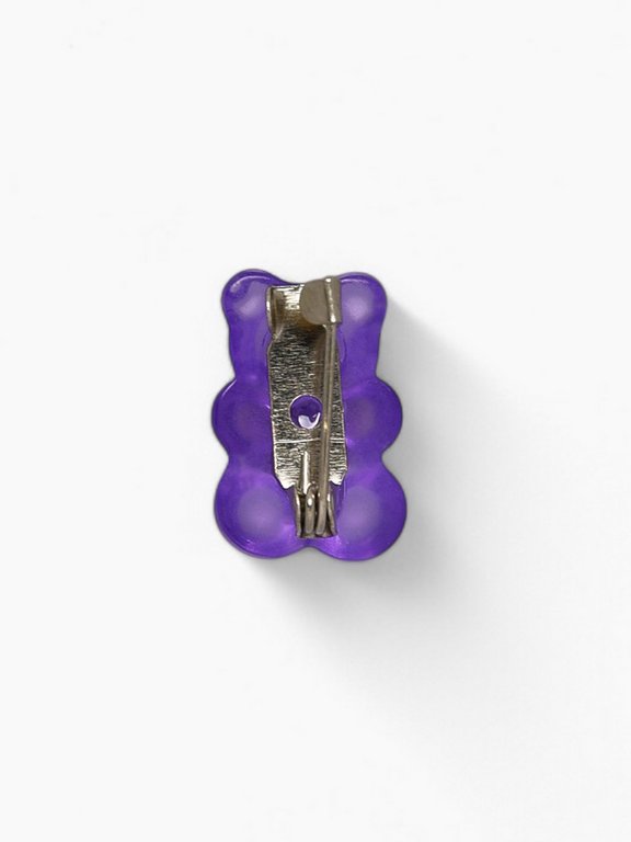 Брошь пластик "Мармеладные мишки" (ассорти)