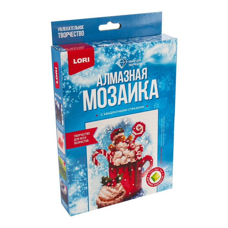 Алмазная мозаика 15*20см "Сладости" LORI