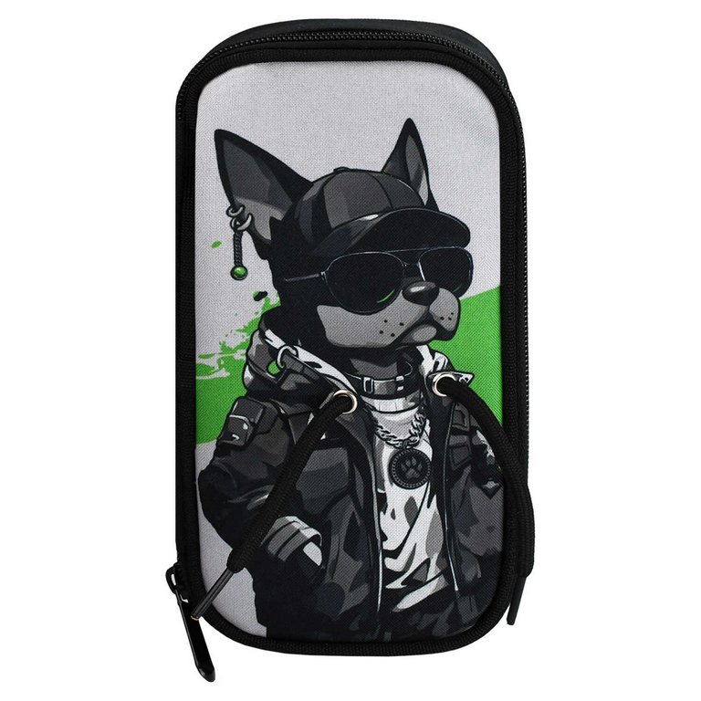 Пенал  для мальчика  настольный Феникс + "Крутой пес" 20х10х4,5 см