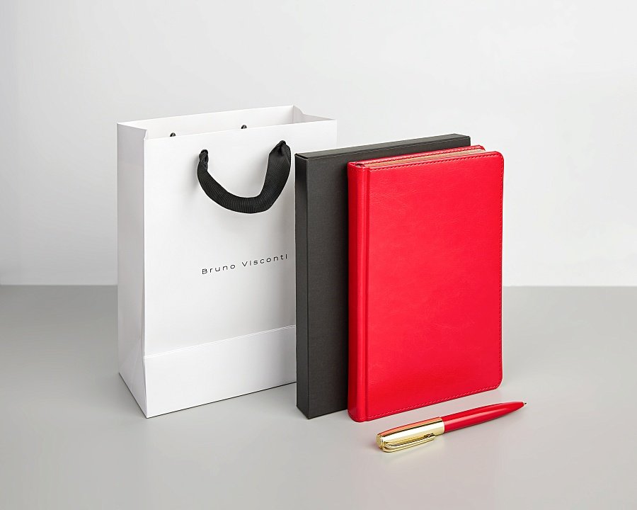 Пакет бумажный 18*22,5см матовый BrunoVisconti белый