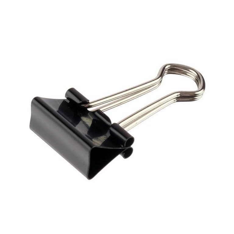 Зажим для бумаг 19 мм черный