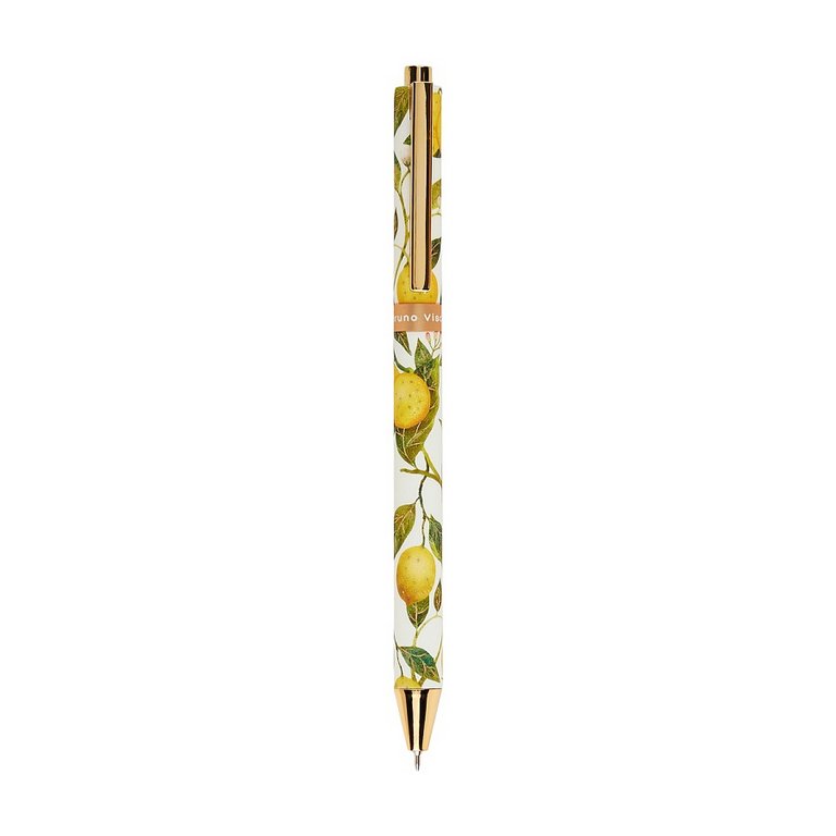 Ручка шариковая авт. Bruno Visconti "Flora Fruits"  0,38мм синяя (ст.108мм, лин.0,36) игольч.