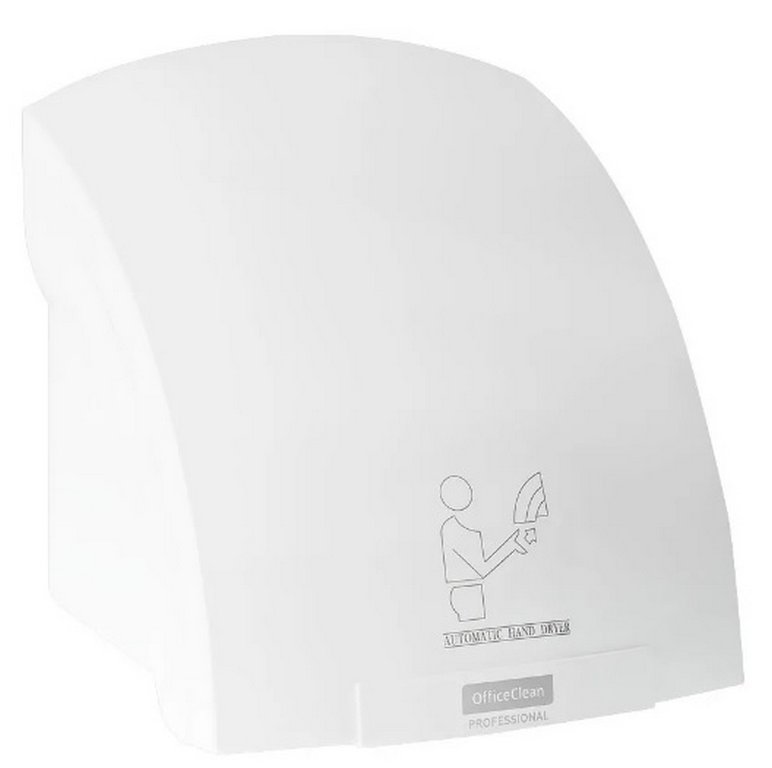 Электросушилка OfficeClean 2000 Вт, пластик, белая