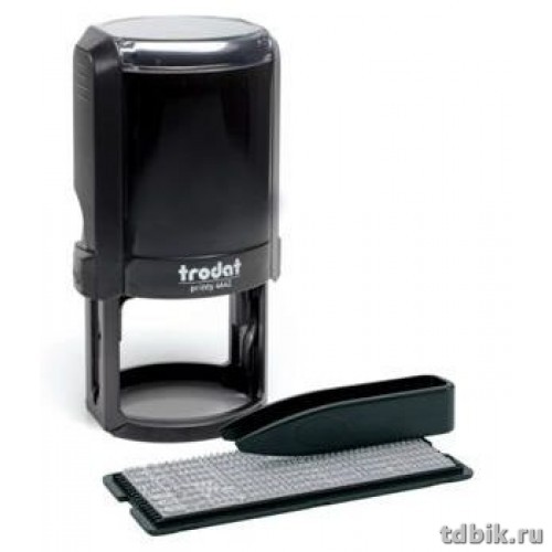 Печать самонаборная с автомат. оснасткой 42 мм 1 круг Trodat