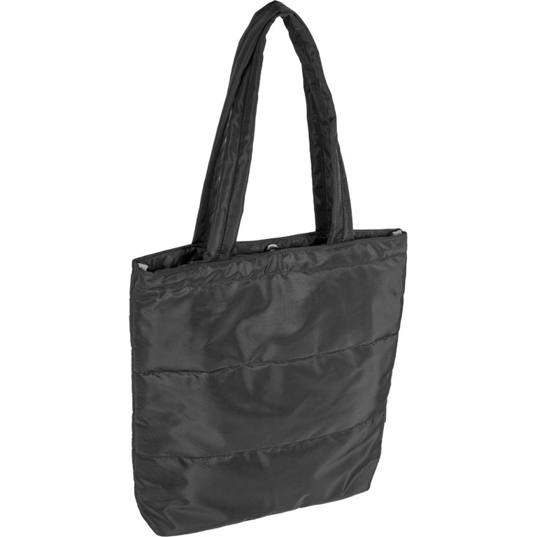 Сумка-шоппер deVENTE " Defile" 40*42*10 см, 1 отделение, плащевка (на кнопке) черная
