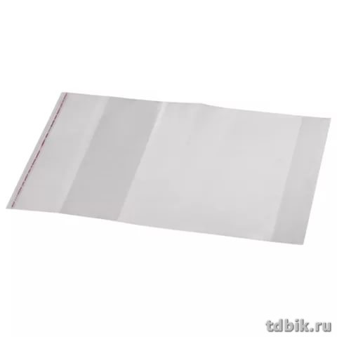 Обложка 215*400мм ПП (80мкм) с фиксатором, д/дневников и тетрадей ТОП-СПИН