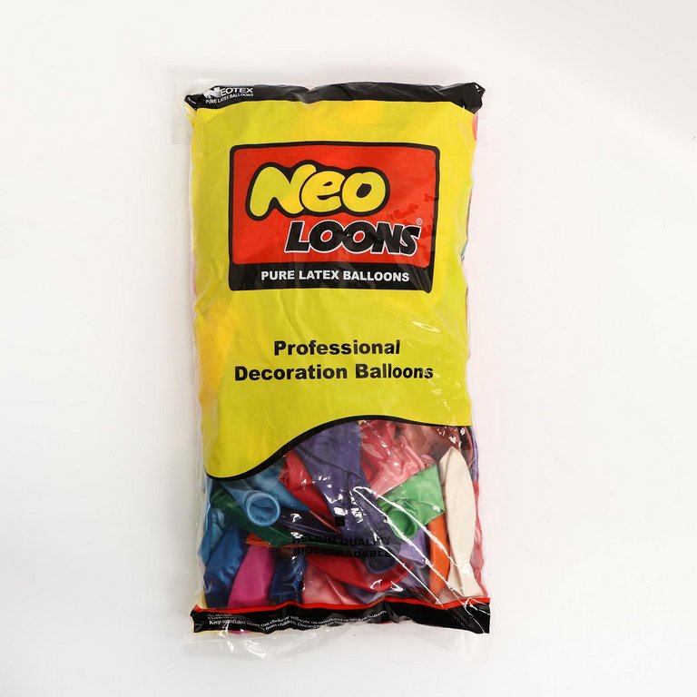 Шар воздушный 12 дюймов (30см)  без рисунка ассорти перламутровые