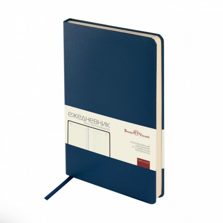 Ежедневник без дат 145*216 мм Bruno Visconti "Megapolis" синий