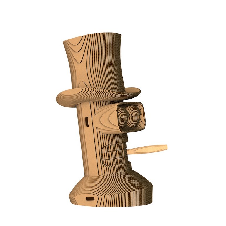 Сборная модель из гофрокартона "Бендер" h=23см, 175 дет, 6+, 5cult