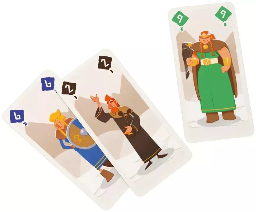 Игра настольная  .7+ с карточками "Воины Одина" Стиль Жизни