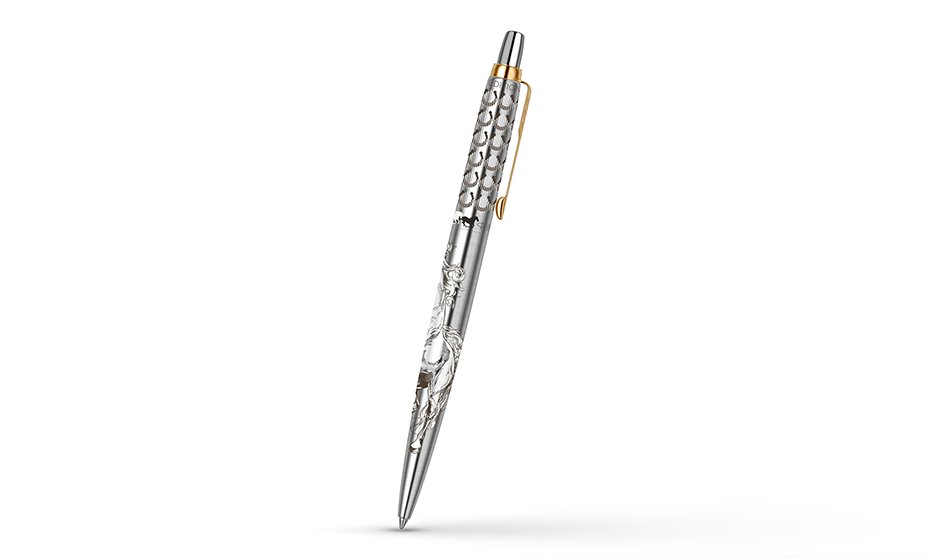 Ручка шариковая Parker Jotter SE Horse SS GT синяя, 1,0мм