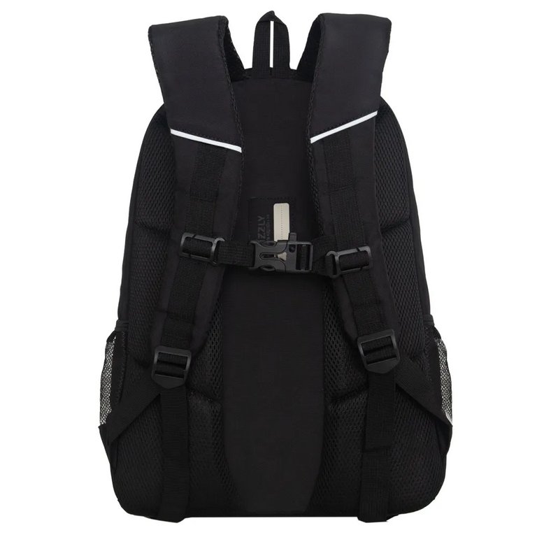 Рюкзак молодежный мужской Grizzly 45*32*23 см., черный