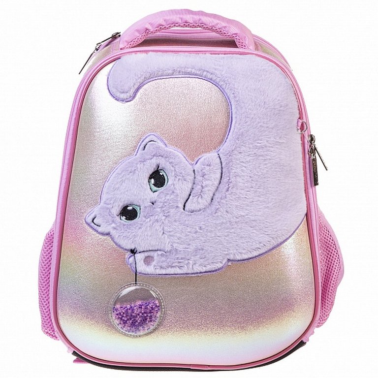 Рюкзак каркасный для девочки Hatber Ergonomic "Plus Meow" 29*38*16см