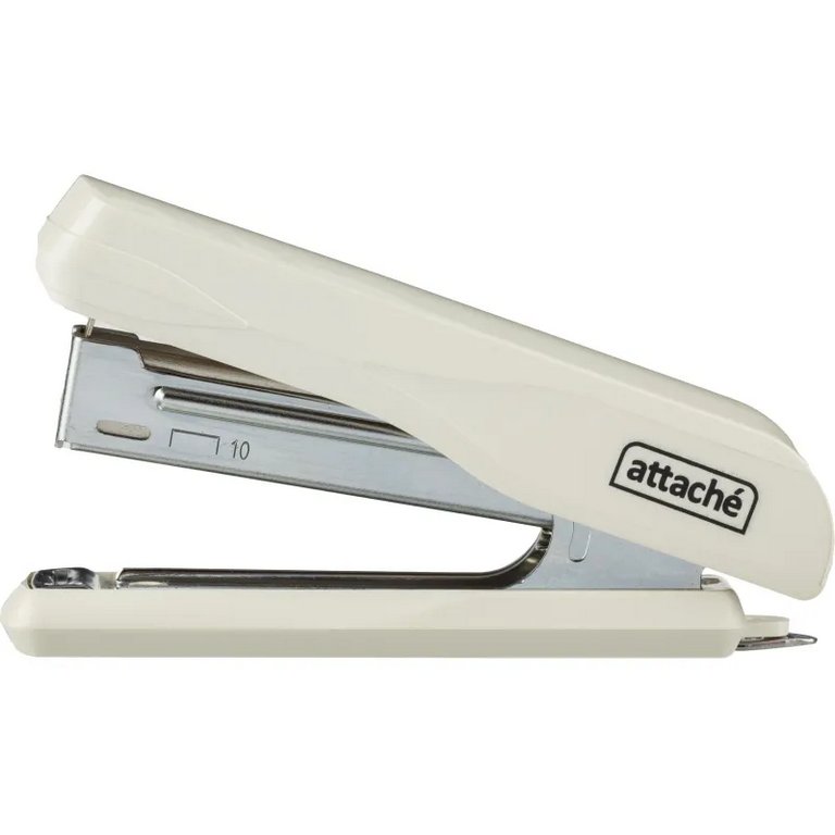 Степлер № 10 до 20л Attache белый с антистеплером