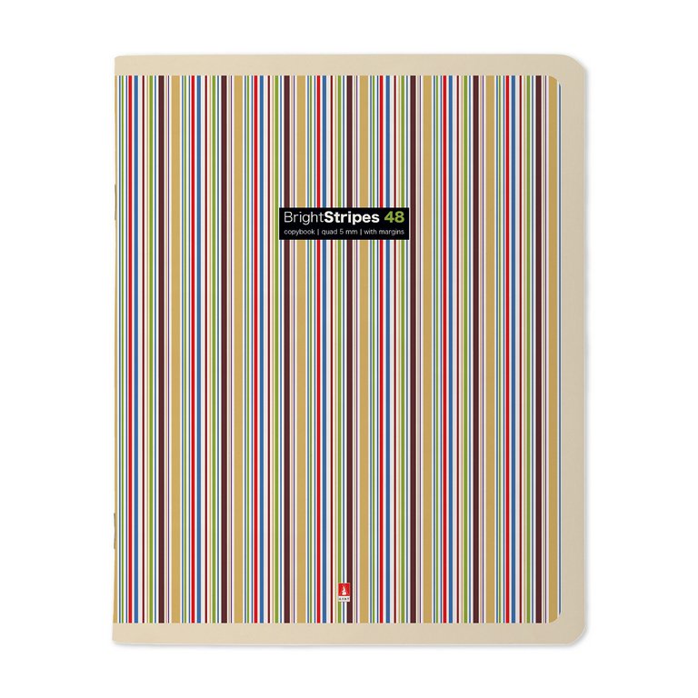 Тетрадь 48 лист кл. А5 на скрепке "STRIPES"