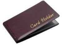 Визитница на 18 визитки (клясс. на 1 виз.) ПВХ "Деловой стиль"