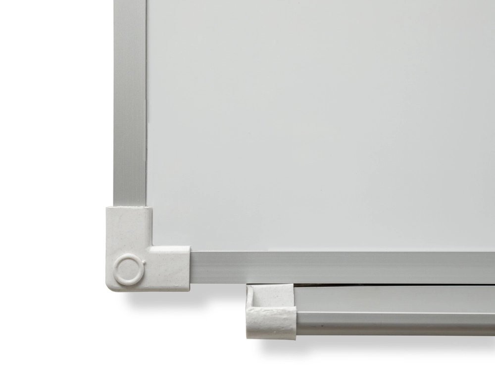 Доска маркерная 1200*2400 мм (магнит) МелМар с лотком, алюм. рама