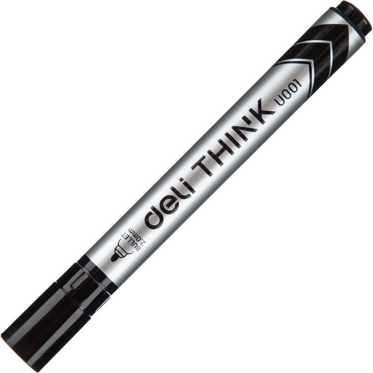 Набор маркеров для доски  4шт Deli Think 2мм круглые (спиртовые) (линия 1,5-3мм)