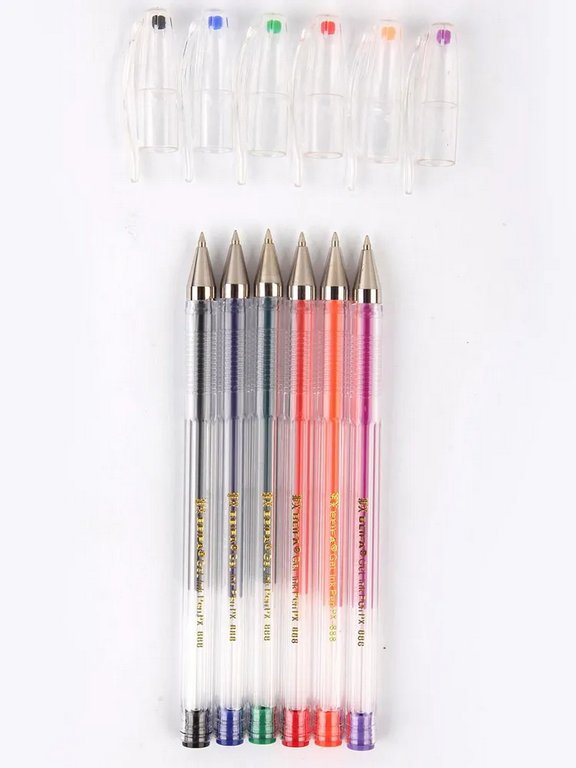 Набор гелевых ручек  6 шт. Beifa Классика