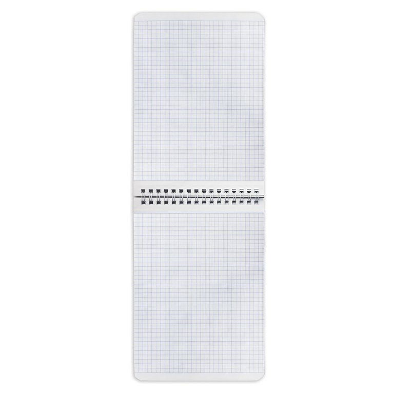 Блокнот А5  60л., 148*210 мм, на гребне BRAUBERG "Зеленый" клетка