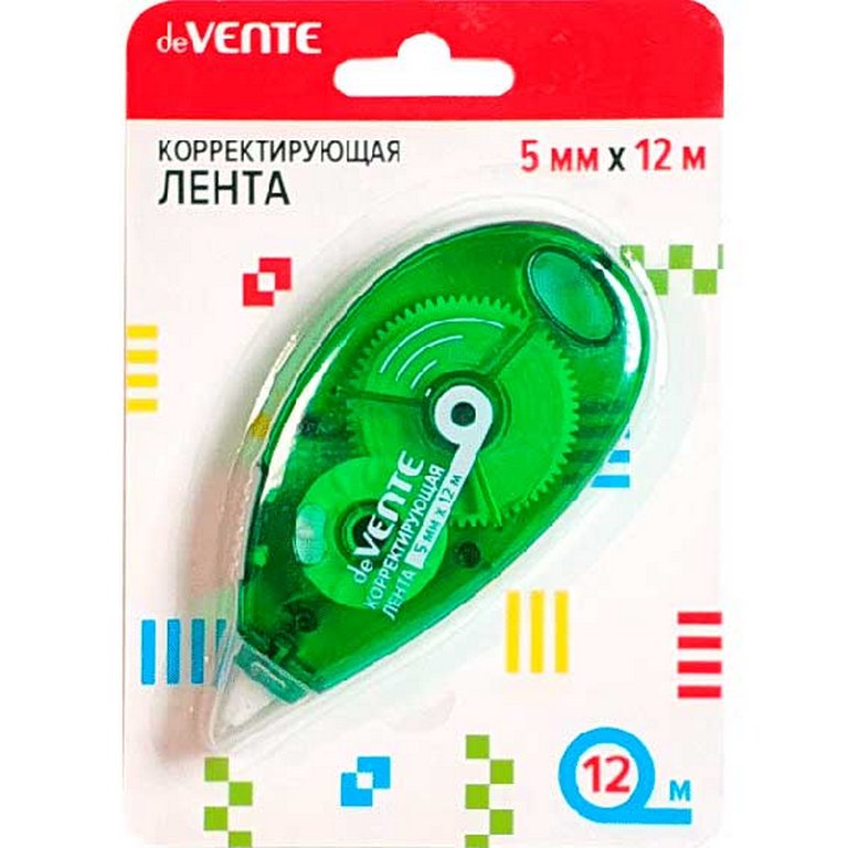 Корректирующая лента в диспен. 5 мм х12 м deVENTE