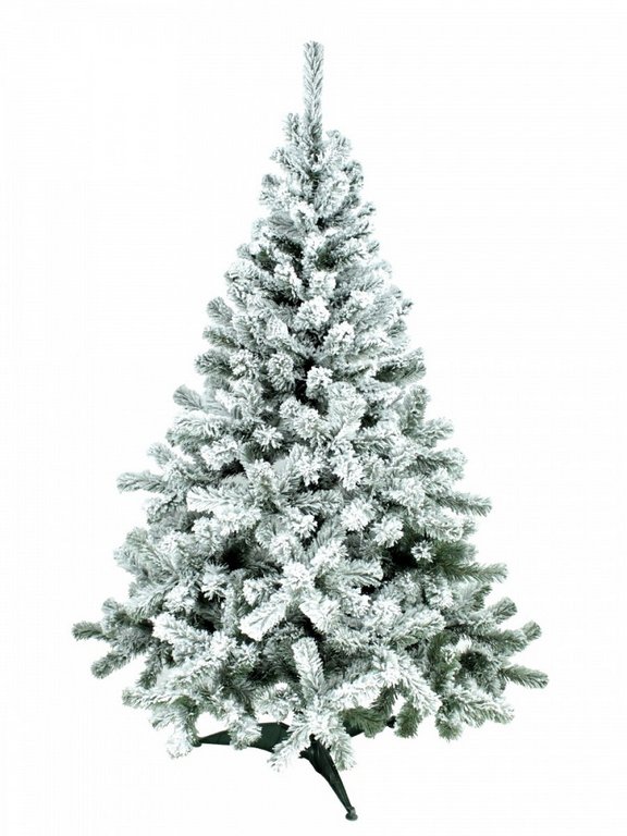 Ель декоративная  2,1 м "Айсберг" (ПВХ, флок, 661 веток, 14 ярусов, d=145 см) MOROZCO