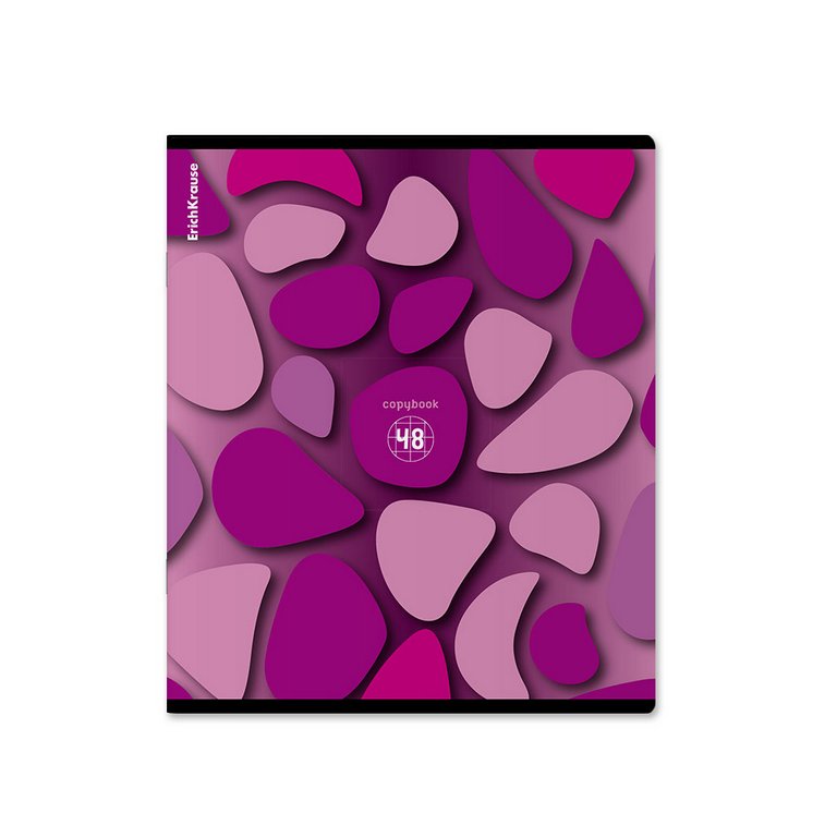 Тетрадь 48 лист кл. А5+ на скрепке "Color Stones" ErichKrause, 5 видов