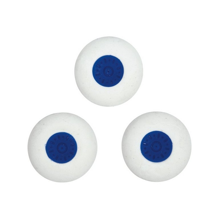 Ластик deVENTE "Core" 37*37*10 мм, круглый с центровкой,  белый