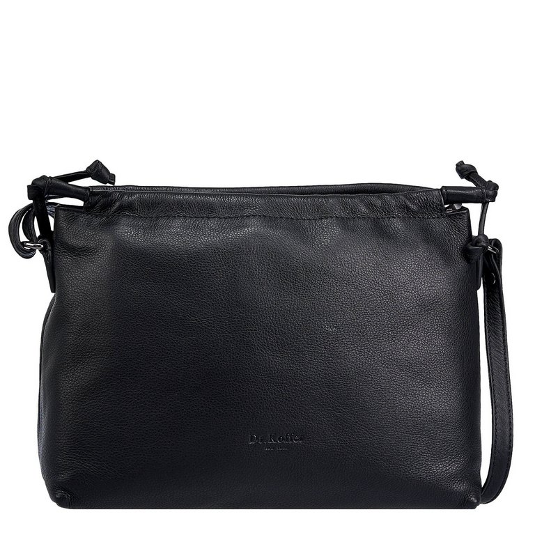 Сумка женская Dr.Koffer 28х20х12см см, нат.кожа черная