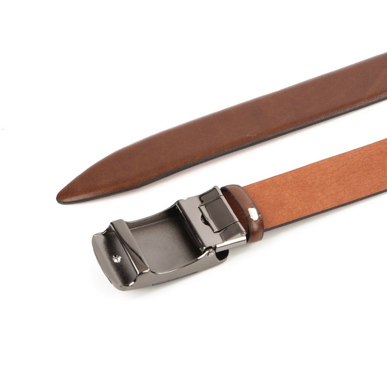 Ремень FABRETTI мужской, натуральная кожа, размер 120, коньячный