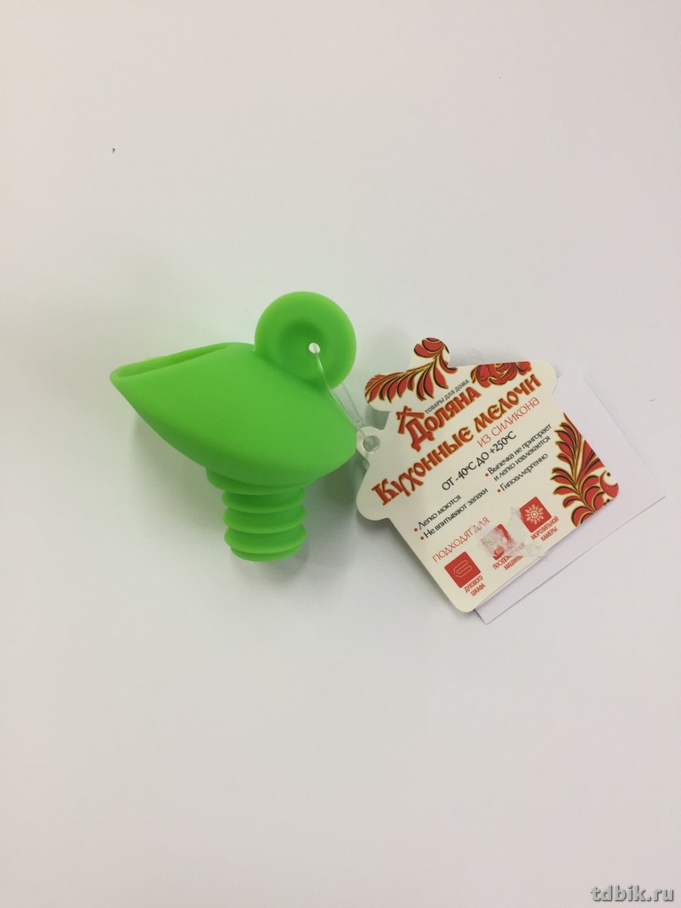 Пробка для бутылки силиконовая