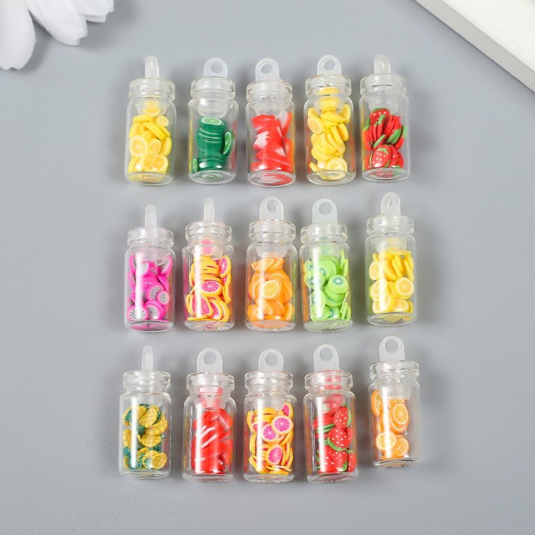 Декор из пластика "Баночка с фруктами" ART UZOR ассорти