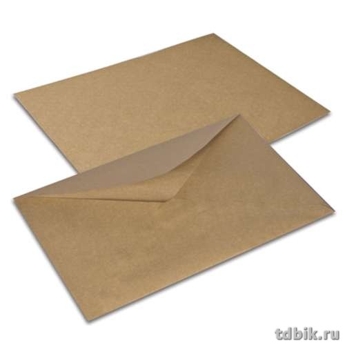 Конверт  Крафт 240*350, без клеевого слоя, треугольный клапан