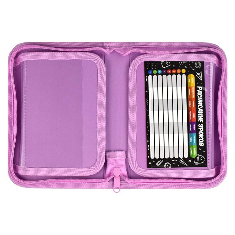 Пенал 1 отд. 2 откид. планки для девочки Феникс+ "Балерина" 13.3x20x3.5 см, полиэстер