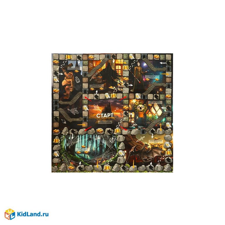 Игра настольная  .8+ "Школа чародейства и волшебства" Умные игры