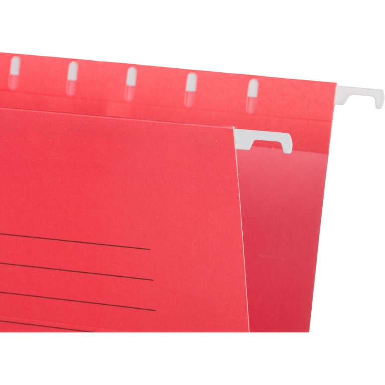 Папка подвесная Attache Foolscap 365x240 мм красная (5шт/уп)