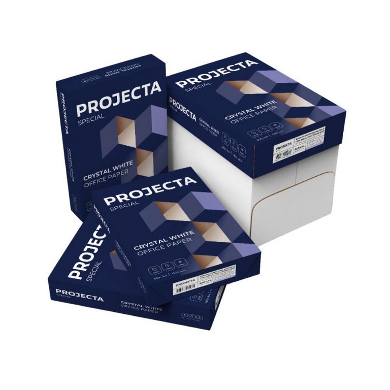 Бумага офисная Projecta Special А4, 80 г/м2, 153% CIE, толщ. 107мкм, непрозр. 91%, 500 л./пач.