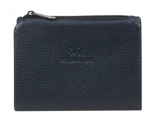 Портмоне Franchesco Mariscotti нат. кожа, синий