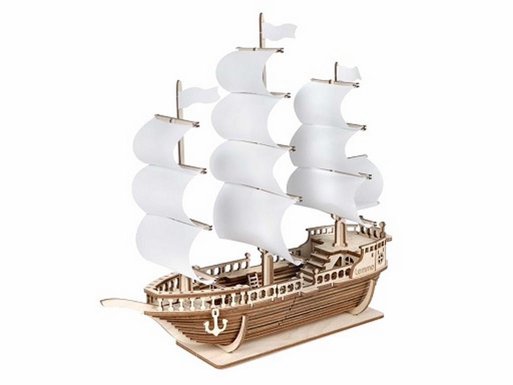 Сборная модель из дерева   87 дет. "Корабль Ламар" 260*100*250мм