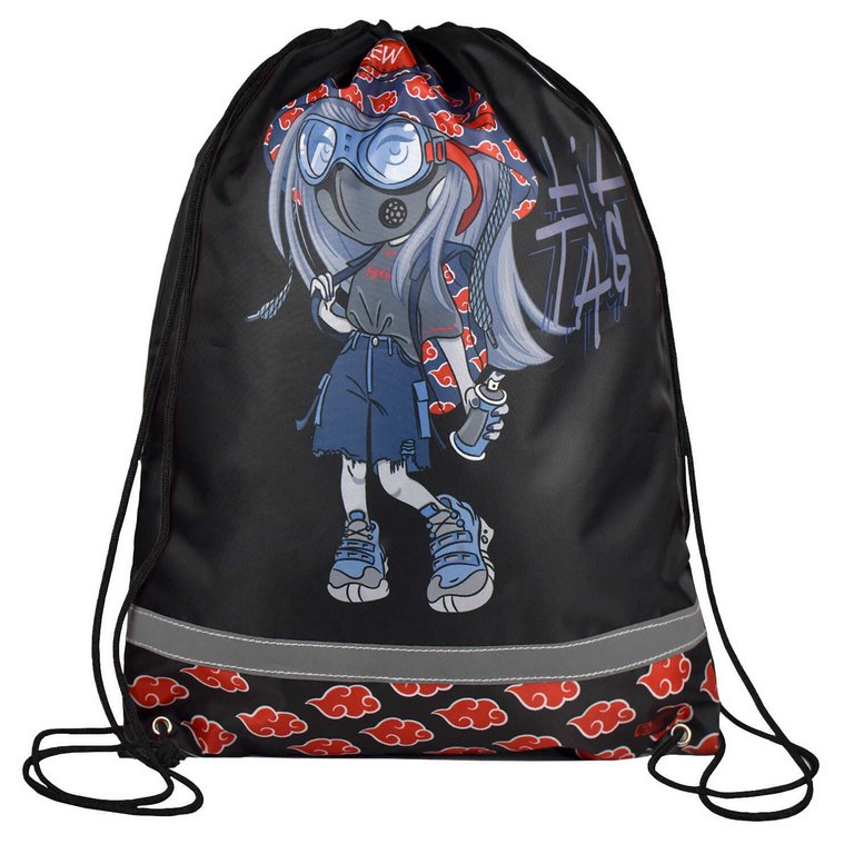 Сумка для обуви для девочки 48*36 см Феникс+ "Девочка с баллончиком"