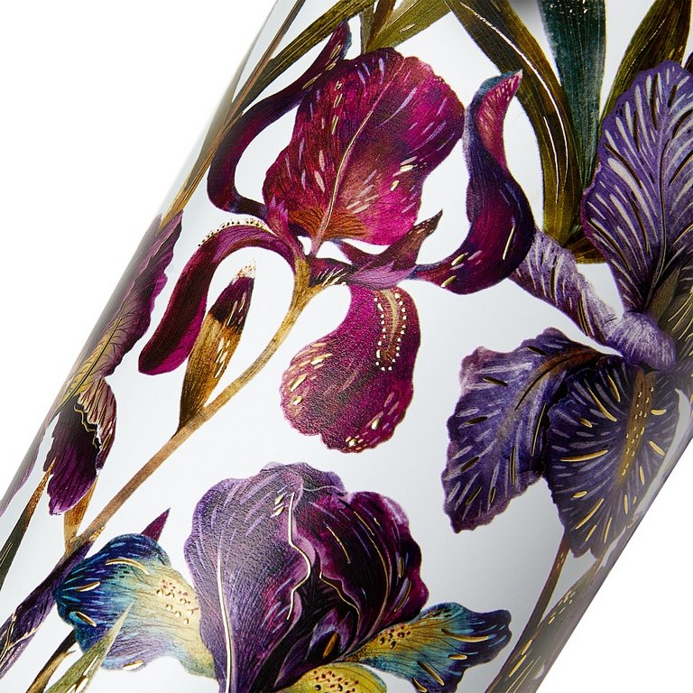 Термостакан 600 мл BrunoVisconti "FLORA. Ирисы" нерж. сталь