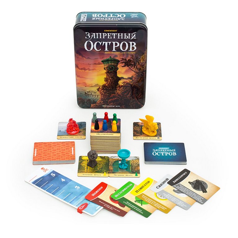 Игра настольная  .8+ "Запретный Остров" (2-4 игрока, 30-40 мин) Стиль жизни