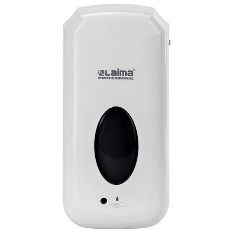 Диспенсер для жидкого мыла 1л, сенсорный, наливной белый пластик ЛАЙМА Professional