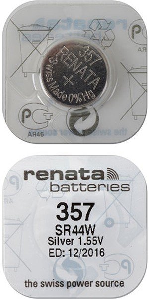 Батарейка дисковая Renata SR357 SR-44W ч