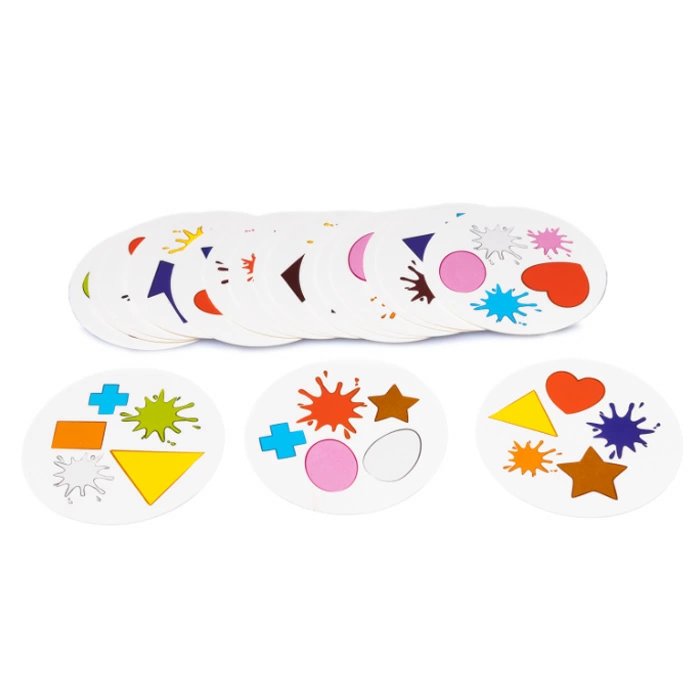 Игра настольная  .3+ с карточками Дабл "Формы и цвета" Десятое королевство