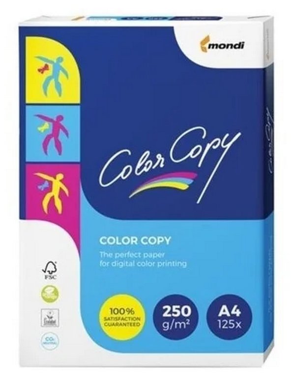 Бумага для полноцв. печати Color Copy А4 (210*297мм) 250 гр. (125л)