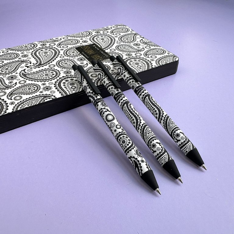 Ручка шариковая авт. с рис. Bruno Visconti "Cashmere pattern" 0,5 мм синяя (ст. 108 мм)