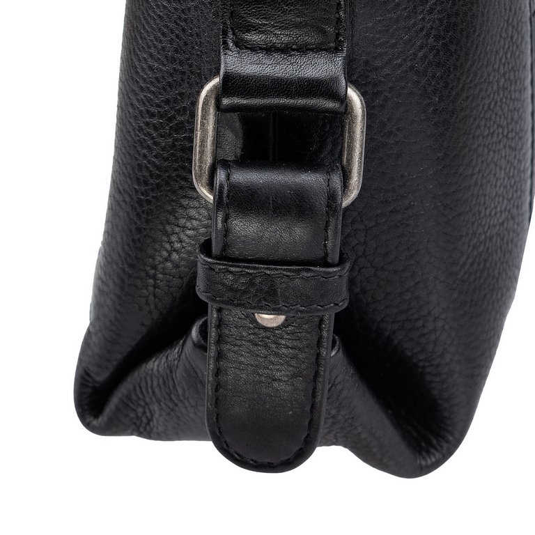 Сумка женская Dr.Koffer 42х30х10см см, нат.кожа черная