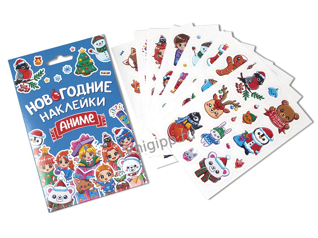 Набор наклеек  "Аниме" в конверте Проф-Пресс